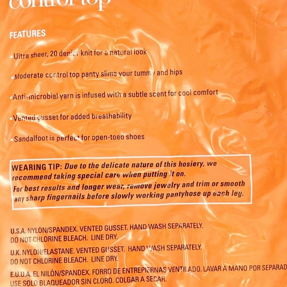 SILKIES NEW 3 PACK Queen/XL Nude 740501 Ultra Sheer 65* Control Top Sandalfoot - Picture 7 of 10